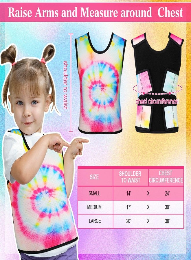 Janmercy Compression Vest for Kids Boys Soft Breathable Compression Vest Girls Cute Comfort for Back to School Children(Tie Dye,Small) - Image 3